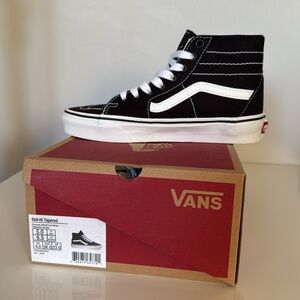 NIB Vans Canvas Sk8-Hi Tapered Black/True White (Unisex)